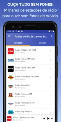 Rádios do Rio de Janeiro (AM/FM) android App screenshot 2